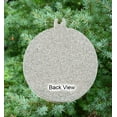 thumbnail image 3 of 2024 Picture Frame Ornament, Magnetic Glitter with Photo Protector, Round, Silver 3-Pack, 3 of 7