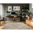 thumbnail image 2 of Ladole Rugs Timeless Collection Frieda Made in Turkey Vintage Style Area Rug Carpet in Cream Beige, 3x10 (2'7" x 9'10", 80cm x 300cm), 2 of 5