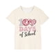 thumbnail image 2 of Xihbxyly Camiseta con Estampado Escolar, Bonita Camiseta de Cuello Redondo, Tela Suave y Transpirable, Ropa Informal, Conjunto de Verano para Niñas, Ropa Escolar Diaria, de 3 a 14 Años, Un Regalo de, 2 of 6