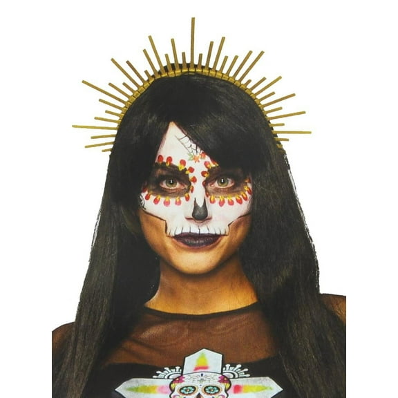Day of Dead Adult Costume Headpiece | One Size