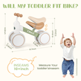 thumbnail image 4 of Baby Balance Bike for 1 Year Old Boys Girls, 12-24 Month Toddler Balance Bike with Adjustable Seat & Soft Seat, No Pedal 4 Silence Wheels Toddler First Bike, Kids First Birthday Toy Gift, 4 of 7