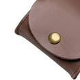 thumbnail image 2 of Cartera portátil Monedero Bolsa de bolsillo Bolsas de embrague Organizador Pendientes Paquete de llaves Estuche para auriculares para Mujeres Hombres Marrón, 2 of 2