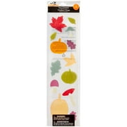 Fall Leaves & Pumpkins Window Clings, Multicolor, Halloween by Way To Celebrate