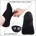 thumbnail image 4 of No Show Socks Womens Cotton Low Cut Non Slip Casual Socks Invisible Flat Boat Liner Socks (6/9 Pairs), 4 of 5