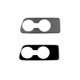 thumbnail image 5 of Glossy Black Car Center Console Water Cup Holder Decoration Cover Trim Stickers For Yaris 2021 2022, 5 of 5