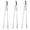 Silver, variant on 2pcs Cooking Tweezers Tongs, Stainless Steel Chef Tweezer Kitchen Tools for BBQ, Multi-Function Food ToolsSilverS