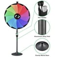 thumbnail image 5 of WinSpin 36" Dual Use Prize Wheel Tabletop or Floor Stand Fortune Spinning Wheel for Tradeshow Carnival Game Wheel, Pinwheel Series, 5 of 9