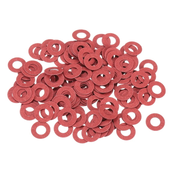 220 Pcs M6 Fiber Flat Washers Plain Washer 6mm ID 12mm OD 0.5mm Thick
