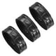 thumbnail image 1 of Accesorios de Bucle de Cuero de 3 Piezas, Sujetadores de 1.5 Pulgadas para Correas de Longitud Extra [Negro], 1 of 7