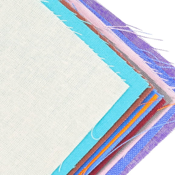 GOOHOCHY 100Pcs Vibrant Rich Colors Patchwork Fabric Squares for Beginners 3.93X3.93in