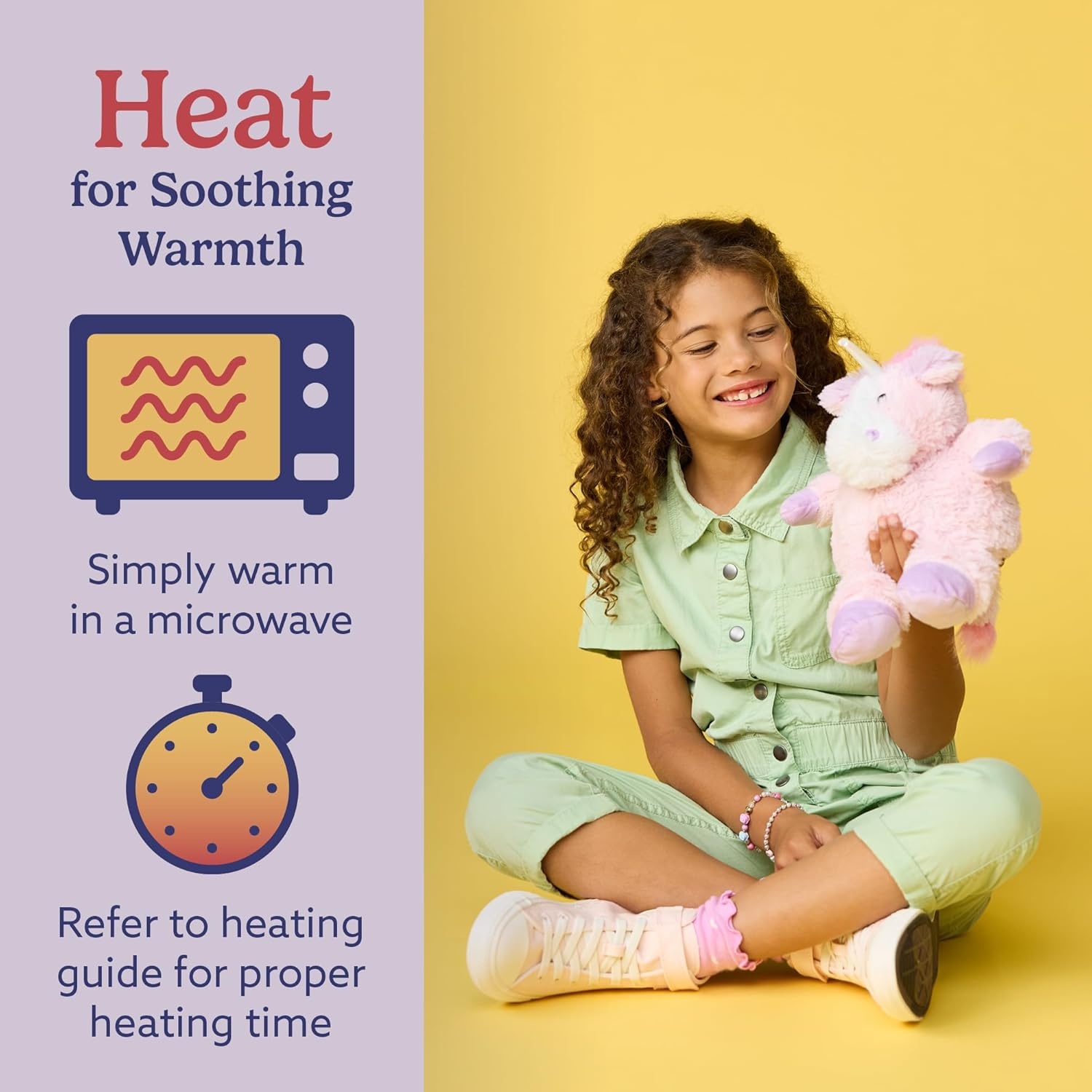 Warmies 13-Inch White Unicorn Heated Plush Toy photo 6