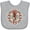 AC-Heather Grey, variant on Inktastic Southwestern Native Pattern Lizard Boys or Girls Baby Bib