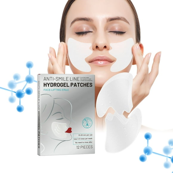 Nutroes Masks Clearance,Smile Line Patches Nasolabial Fold and Laugh Line Patches Antiwrinkle and Lightening of Fine Lines and Splayed Lines 12Pcs