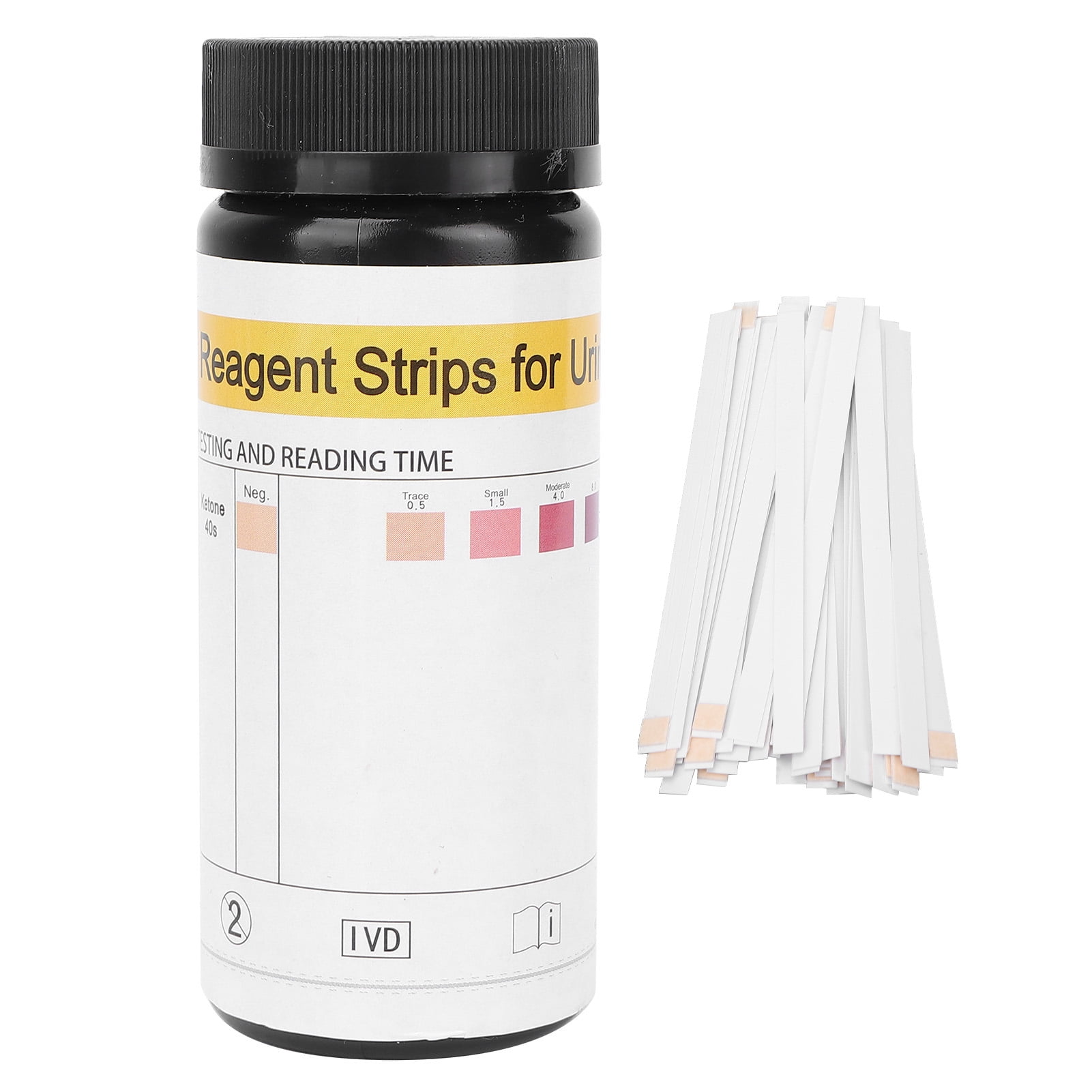 Ketone Urine Test Strip, Easy Convenient Ketones Level Measure Strip