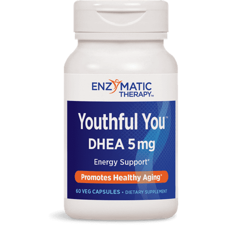 - Enzymatic Therapy Youthful You DHEA Vegetarian Capsules, 60 Ct