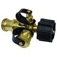 thumbnail image 2 of Marshall Excelsior Propane Adapter Fitting ME422P Tee Style; Brass; Single; With Retail Clamshell Package, 2 of 3