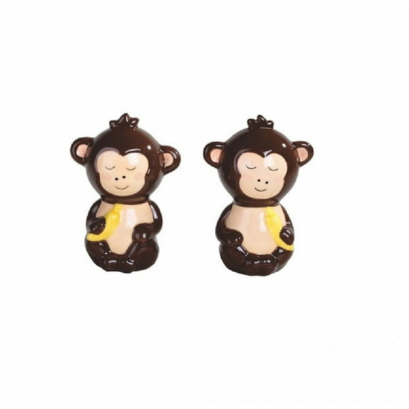 FC Design 3.5"H Monkey with Banana Salt and Pepper Shaker Set
