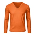 thumbnail image 3 of fatyb Men's Mesh Long Sleeve T Shirts V Neck Breathable Workout Tee Mens Athletic Running Training Tops, 3 of 7