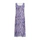 thumbnail image 4 of Vestido de Verano para las Mujeres sin Mangas Lino-Look Impreso Maxi, Suelto Fluido Y Vestido Sexy de Moda para las Mujeres, 4 of 4