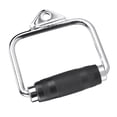 D-Handle with Rubber Grip Gym Exercise Cable Machine Rope Attachment ...