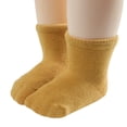 thumbnail image 3 of JAJAHO Baby Crew Socks Toddler Boys Girls Soft Lightweight Summer Breathable Solid Color Socks 0-36M Cozy Sock, 3 of 6