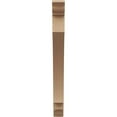 thumbnail image 2 of Ekena Millwork 3 1/2"W x 28"D x 36"H Imperial Traditional Rough Cedar Woodgrain TimberThane Bracket, Primed Tan, 2 of 6