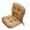Khaki, variant on Cinvoph 18"x15" Thickened Chair Cushion with Back Support & Ties Non-Slip Seat Cushion Soft Textured Seat Pad for Recliner Chair, Durable Comfortable Cushion for Indoor Outdoor Use, Khaki