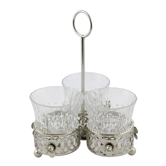 Three Star Import & Export RS2760 10 x 7 in. 3-sectioned Utensil Holder