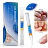 Evagloss Fungus Stop Anti fungal Nail Solution - Kills Fungus on Toenails & Fingernails Solution Repairs & Protects from Discoloration Brittle and Cracked Nails 2 pcs