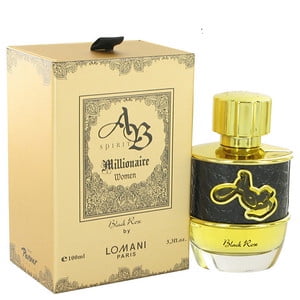 Lomani Ab Spirit Millionaire Black Rose , 3.3 oz EDP Spray