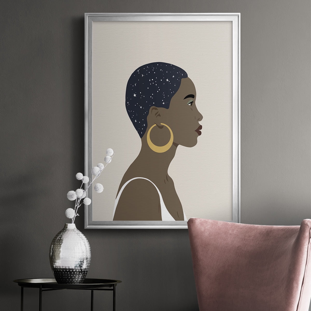 Heavenly Hair IV Premium Framed Print - Ready to Hang