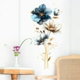 thumbnail image 6 of nvzhuang Flower Wall Decals Lifelike Floral Stickers Peel and Stick Removable Wall Decor for Bedroom Living Room Home, 6 of 7