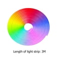 thumbnail image 3 of Lámpara De Cuerda De Neón Lámpara Iluminación de dormitorio RGB luz de cinturón de luz de tira Flexible DIY flexible para fiesta en casa, 3 of 8