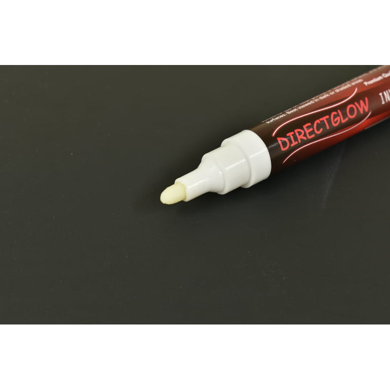 DirectGlow Extra Large Invisible Red UV Blacklight Reactive Ink Marker Pen  