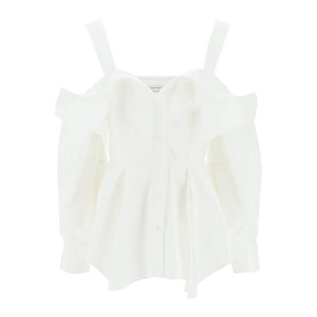 

Alexander mcqueen deconstructed popeline shirt