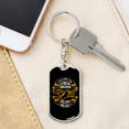 thumbnail image 6 of Only Bible Stainless Steel or 18k Gold Premium Swivel Dog Tag Keychain, 6 of 7