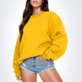 thumbnail image 2 of WZXFASHION Chandail à Capuche à Manches Longues Col Rond Imprimé Lettre Mode pour Femmes en Liquidation Chandail Thermique, 2 of 6