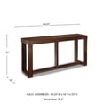 thumbnail image 6 of Signature Design by Ashley Contemporary Watson Sofa/Console Table  Dark Brown, 6 of 6