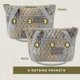 thumbnail image 5 of Bolso Bella Taylor, bolso pequeño, caqui, patchwork, algodón, 5 of 6