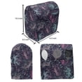 thumbnail image 4 of Abstract Stand Mixer Cover, Pattern of Colorful Outlines of Summer Floral Motifs Composition, Kitchen Appliance Organizer Bag Cover with Pockets, 5 Quarts, Dark Purple Multicolor, by Ambesonne, 4 of 4