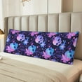 thumbnail image 2 of Naloa Skull starry sky flower leaf Body Pillow Cover, Pillowcases with Hidden Zipper Breathable Long Pillow Case (Pillows are not included,20x54 inch), 2 of 7