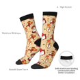 thumbnail image 4 of Haiem Guinea Pigs And Mushrooms Pattern Crew Socks – Soft & Durable Moisture-wicking Socks, Stay-Up Fit for Business, Work, and Casual Wear Size 5-11, 4 of 6