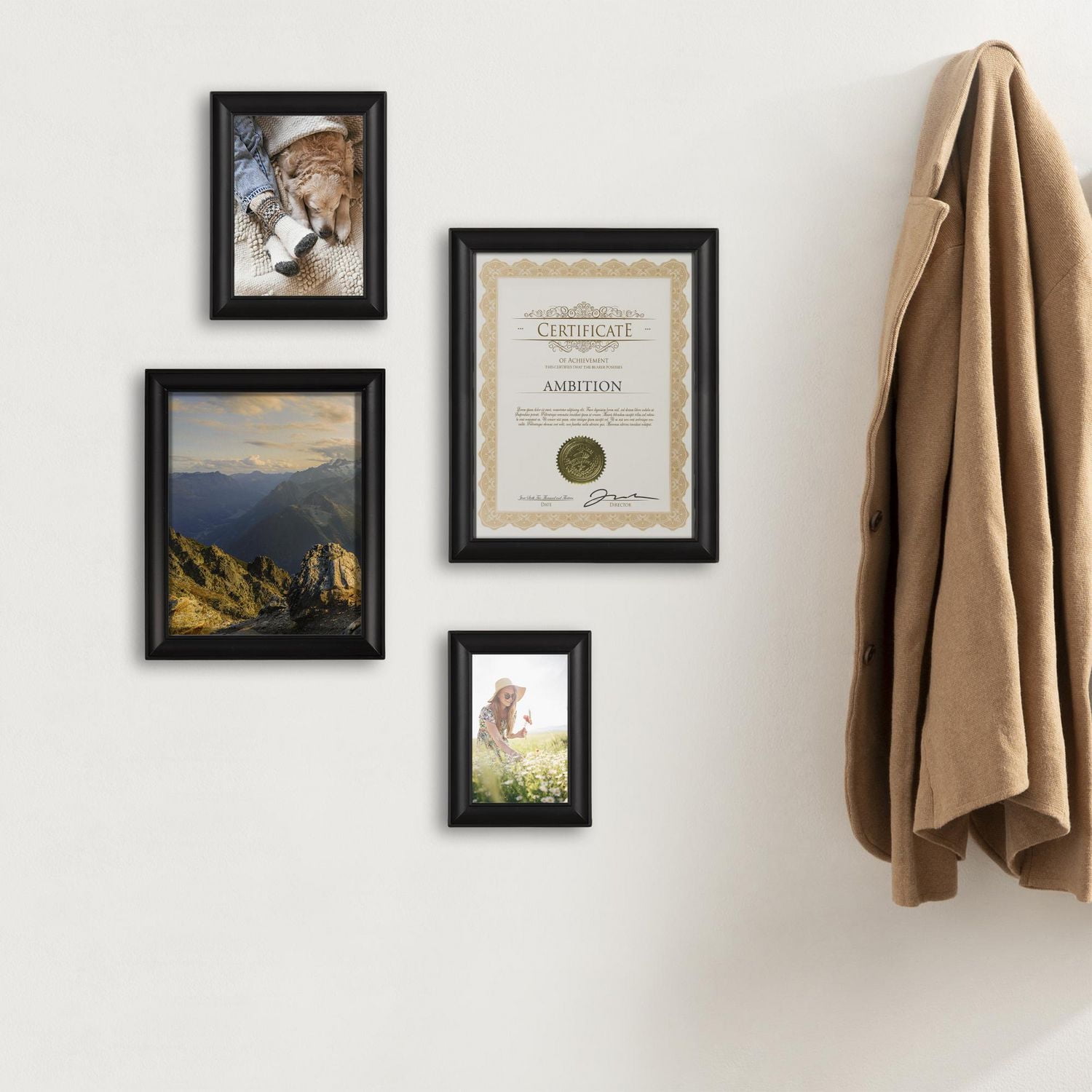 Cadre photo noir Nikolai 12,7 cm x 17,78 cm