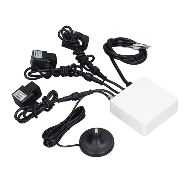 Medidor de energía WiFi trifásico con sensor de nivel de circuito de 3 120 A, monitor de energía eléctrica inteligente de 100 a 240 V