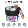 thumbnail image 2 of PhooArto Travel Cosmetic Bags Barrel Makeup Bag, Multifunctional Toiletry Bucket Bags Round Organizer Storage Pocket, Parrots Bird Watercolor Pattern, 2 of 6