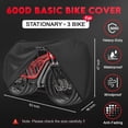 thumbnail image 2 of Funda Zettum para 3 bicicletas impermeable y resistente 600D, 2 of 7