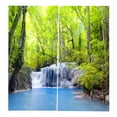 thumbnail image 1 of GUOOL Rideau de Fenêtre Occultant à 2 Panneaux Paysage - Cascade, 1 of 4