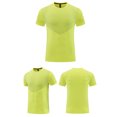 thumbnail image 2 of USNSM Men's Solid Color Short Sleeve UPF 50+ T-Shirt Quick Dry Rash Guard Athletic Running Swim Top Tee Performance Water Shirts Green M, 2 of 3