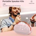 thumbnail image 4 of Altavoz inalámbrico con micrófono de Karaoke luz RGB Compatible con Bluetooth para niños y adultos, 4 of 9