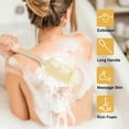 thumbnail image 4 of EEEkit Loofah Shower Back Scrubber, Long Handle Natural Luffa Exfoliating Bath Brush for Men Women Remove Dead Skin, 4 of 7